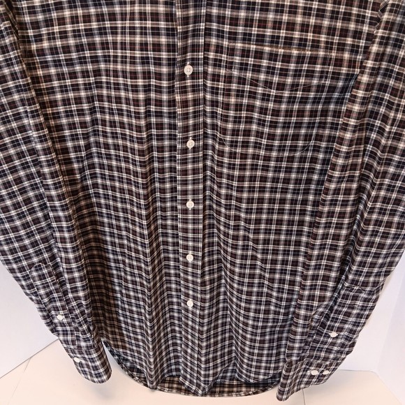 Lauren Ralph Lauren Shirt Mens S Plaid Button Down Classic Fit Non Iron Long Slv - Picture 5 of 8